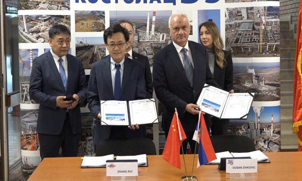 Primopredaja sertifikata o preuzimanju bloka B3 u TE "Kostolac B"