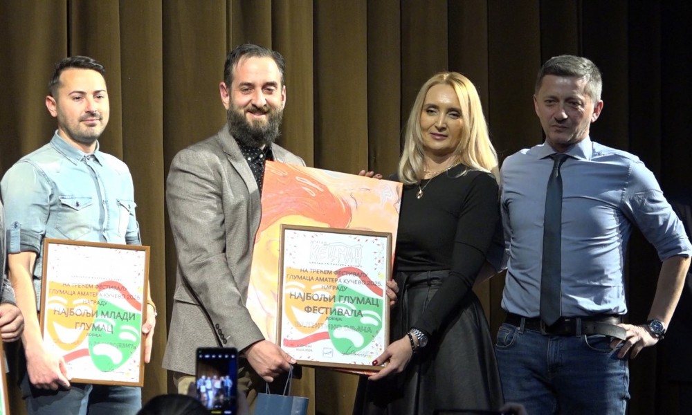 Valentino Oljača najbolji glumac Festivala Kučevu