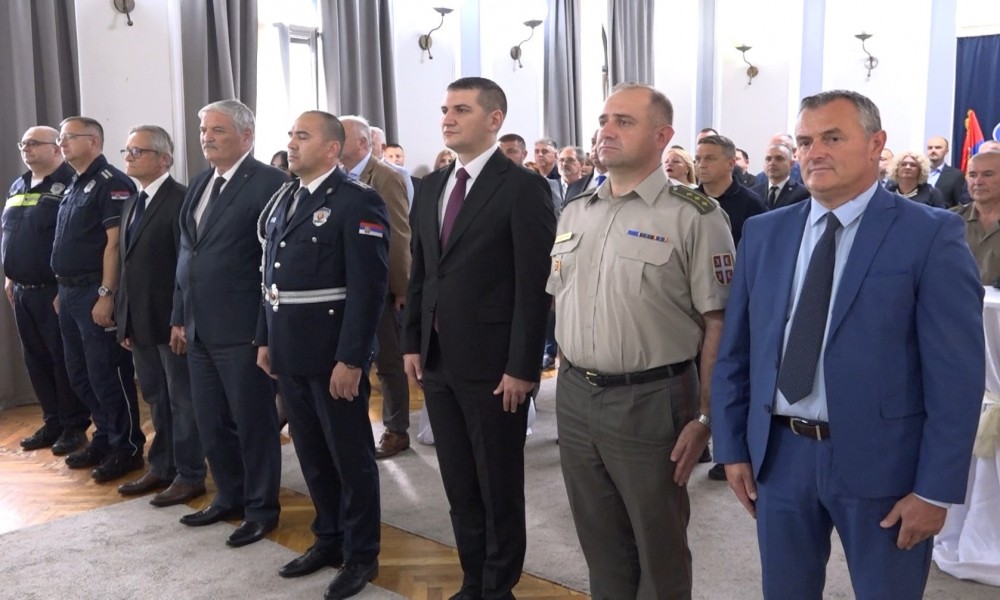 Prijem povodom Dana MUP-a i slave Svete Trojice u Gradskom zdanju