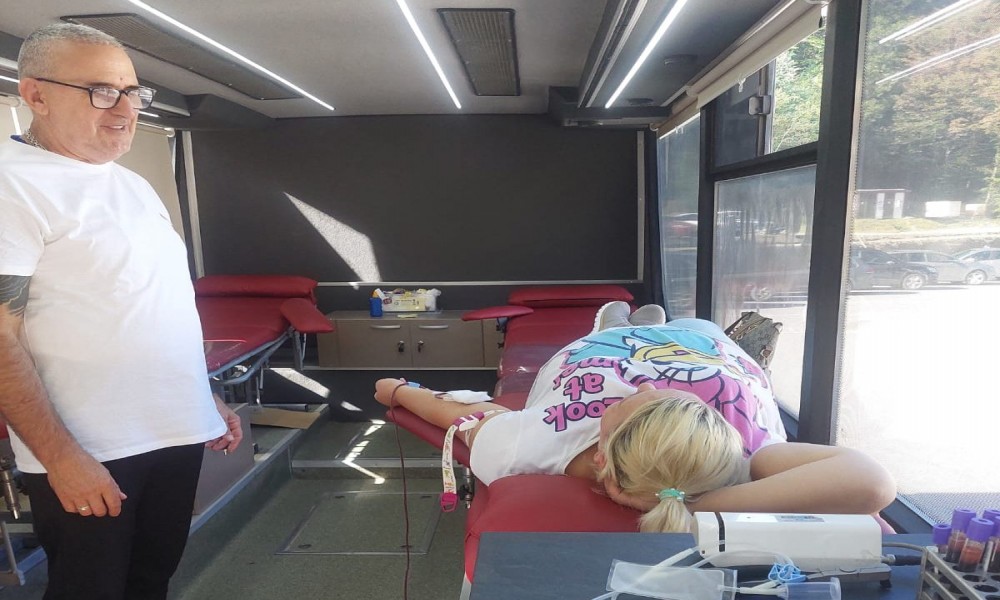 Humanost na delu - Uspešna akcija dobrovoljnog davanja krvi  u Tumanu