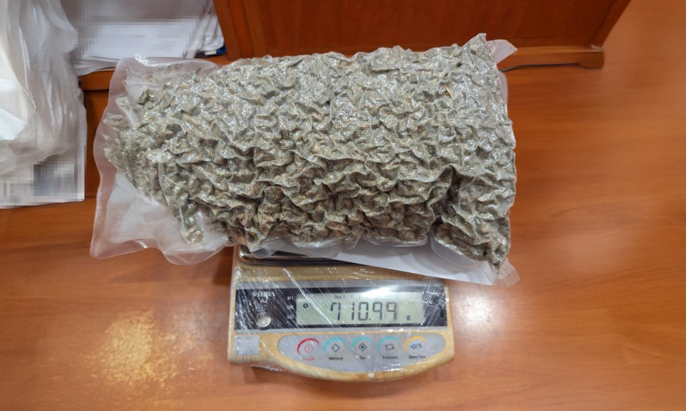 Pao zbog 711 grama marihuane