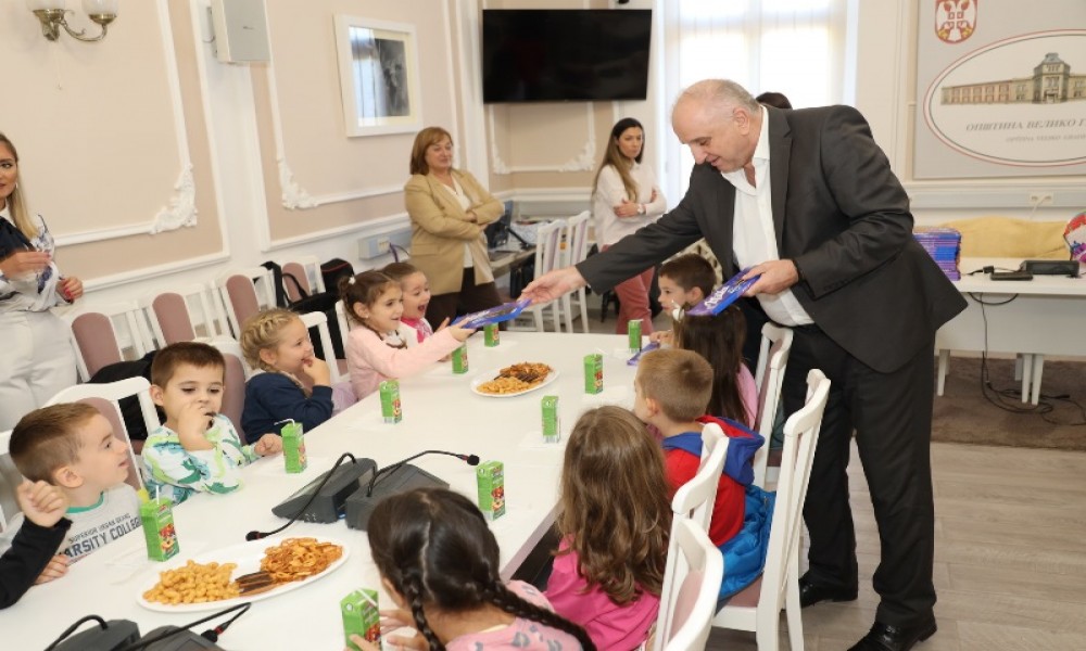 Predškolci posetili gradsku kuću u Velikom Gradištu