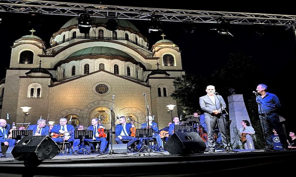 Koncert "Carevac na Vračaru"  ispred Hrama Svetog Save