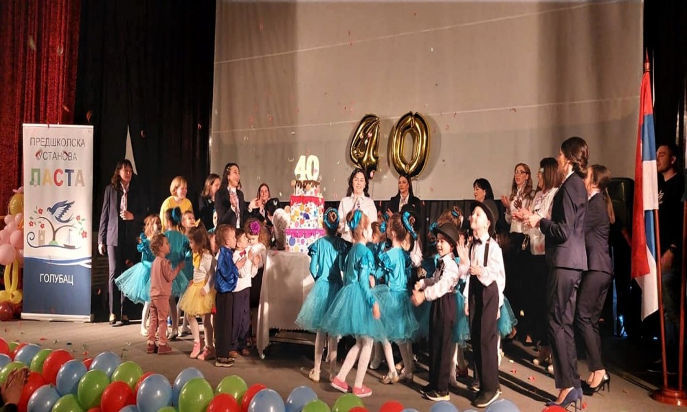 Predškolska ustanova Lasta u Golupcu proslavila 40 rođendan
