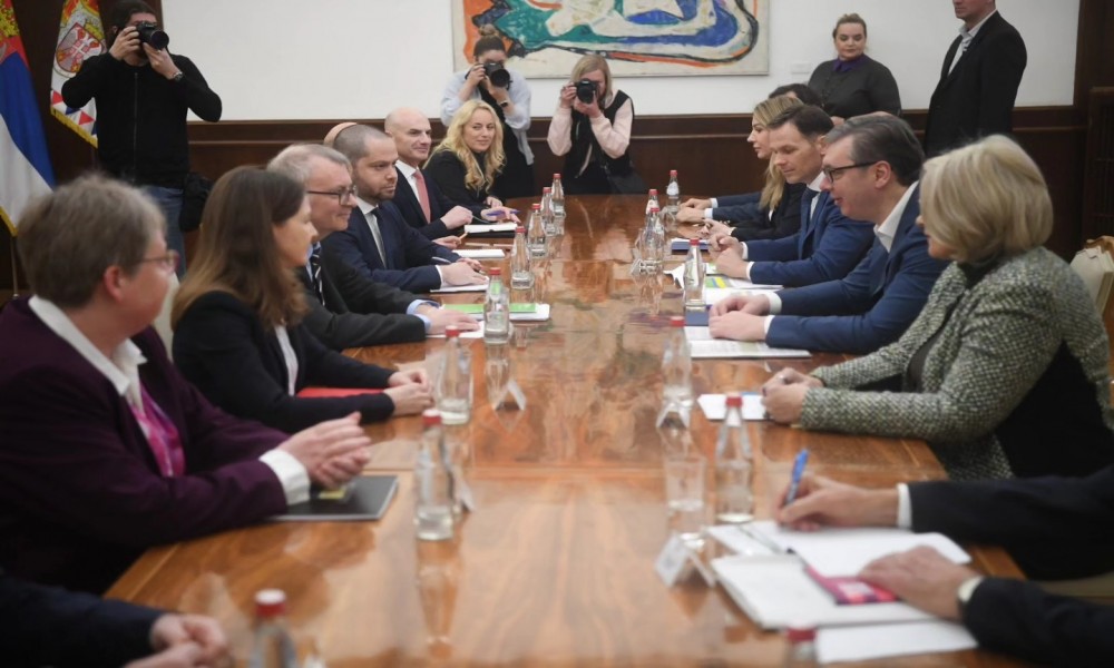 Vučić sa predstavnicima MMF-a o projektu "Skok u budućnost - Srbija 2027"