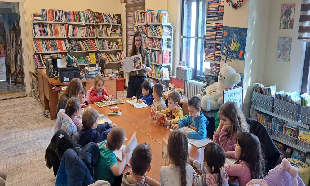Bube u Biblioteci - mali istraživači kroz igru i priču upoznali svet insekata