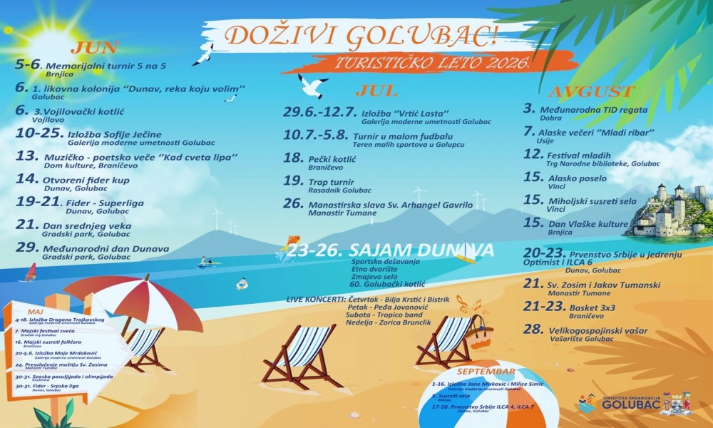 Pripreme za "Sajam Dunava" u toku - Golubac se sprema za centralni letnji događaj