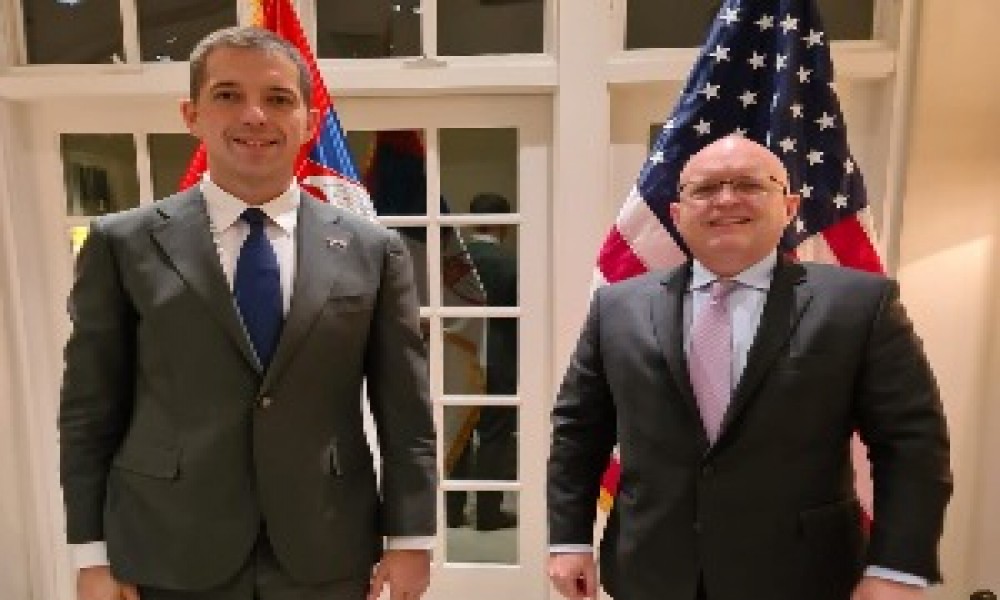 Đurić sa Rikerom: Potvrda partnerstva Srbije i SAD