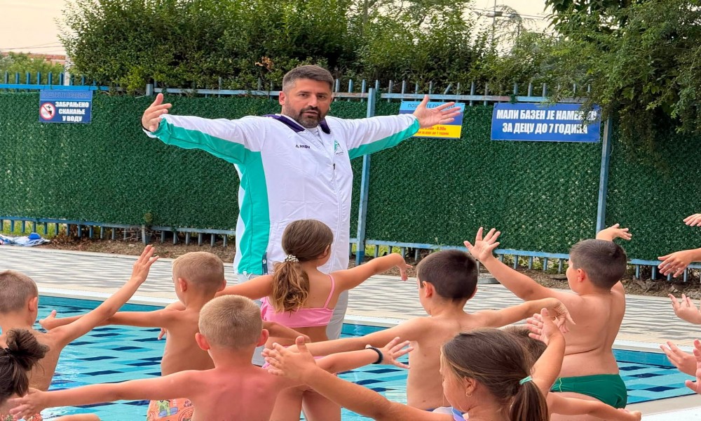 Plivački kamp Nikole Rađena na Gradskom bazenu u Požarevcu