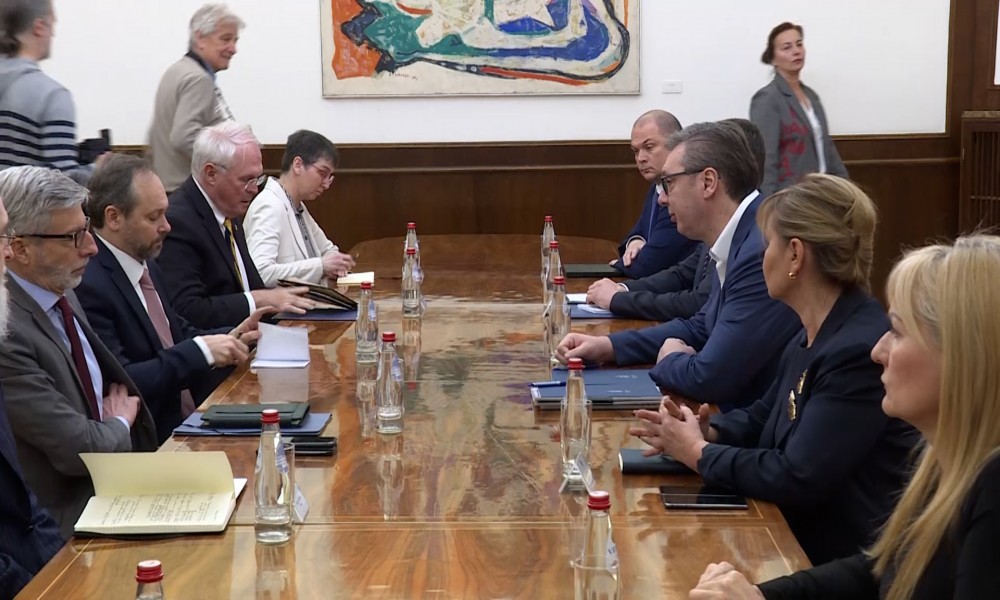 Predsednik Vučić sa ambasadorima Kvinte