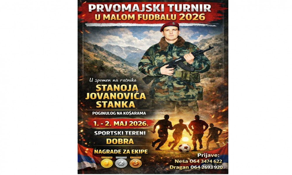 Memorijalni Prvomajski turnir u malom fudbalu u Dobri