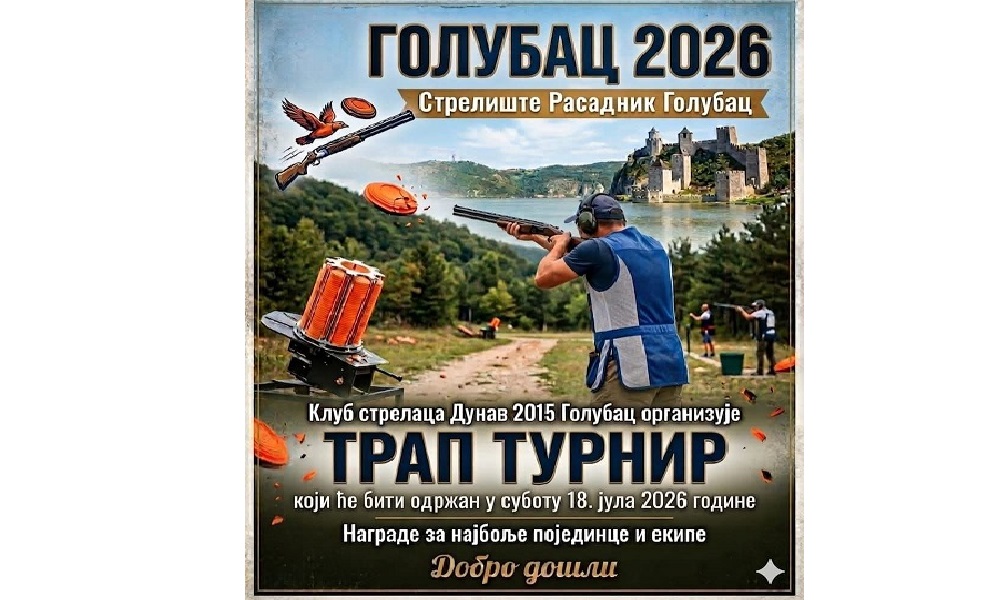 Trap turnir na strelištu "Rasadnik" okuplja strelce u Golupcu