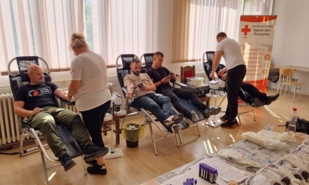 Zaposleni u KPZ u Požarevcu ponovo donirali krv - pridružile se i kolege iz Valjeva