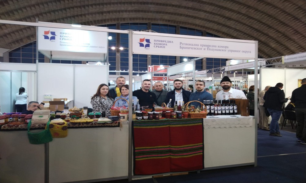 Kučevački poljoprivrednici  na sajmu Etno hrane i pića u Beogradu
