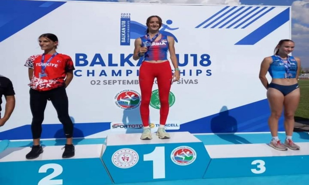 Maša Rajić osvojila zlatnu medalju na juniorskoj Balkanijadi