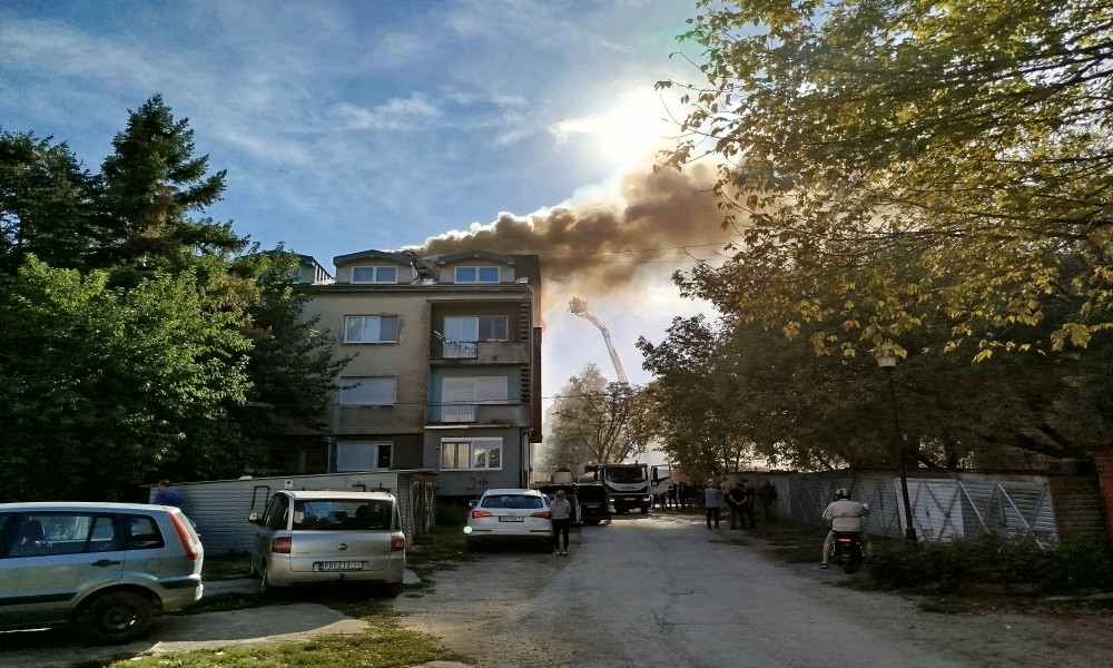 Požar u Braničevskoj  ulici