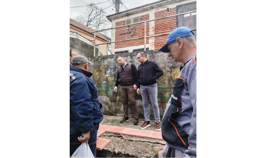 Rekonstrukcija stepeništa u centru Kučeva