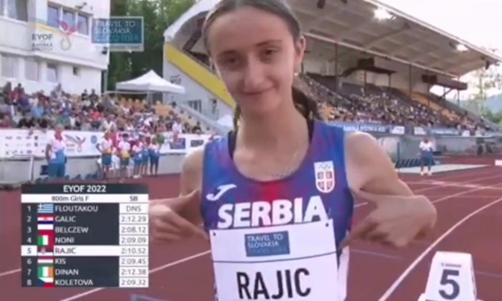 Maša Rajić osvojila zlatnu medalju na Evropskom olimpijskom festivalu mladih