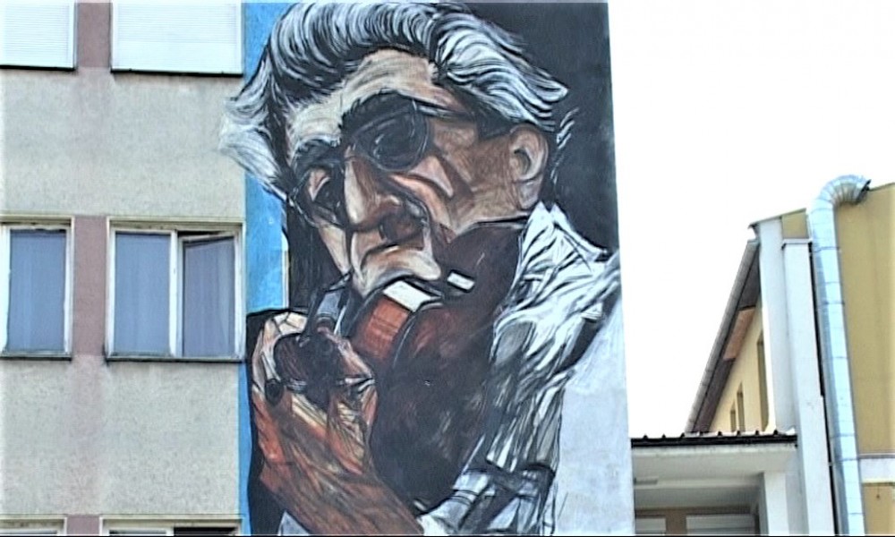 Veliko Gradište dobilo mural sa likom Vlastimira Pavlovića Carevca