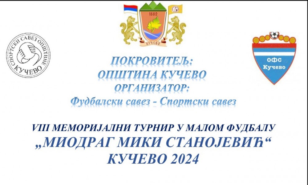 VIII  Memorijalni turnir u malom fudbalu "Miodrag Miki Stanojević" Kučevo 2024