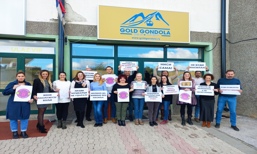 Gondola podržala borbu protiv nasilja nad ženama