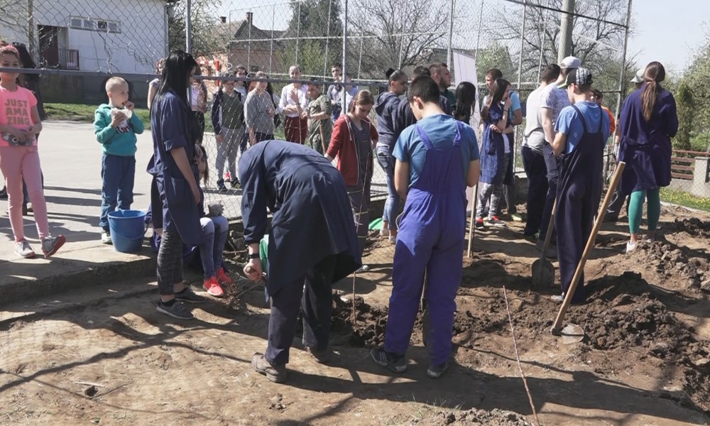 NOVI VOĆNJAK U ŠKOLI U BOŽEVCU: PROMOCIJA POLJOPRIVREDE I POLJOPRIVREDNIH ZANIMANJA
