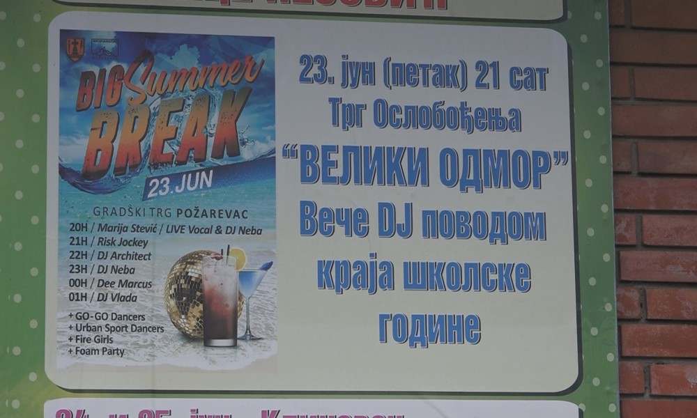 NAJAVA LETNJEG PROGRAMA