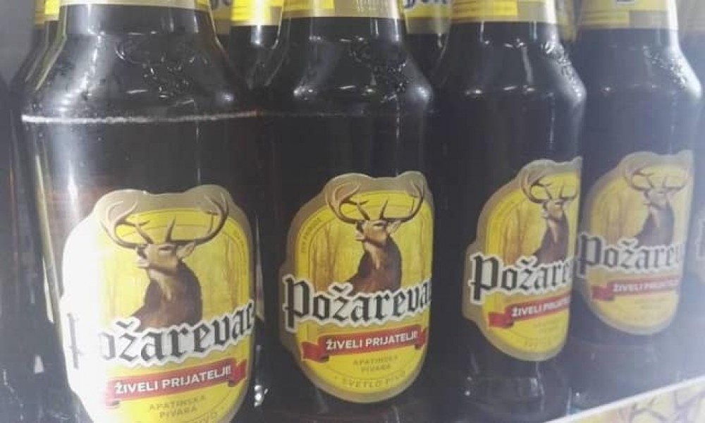 POŽAREVLJNI DOBILI JEDINSTVENU ETIKETU JELEN PIVA