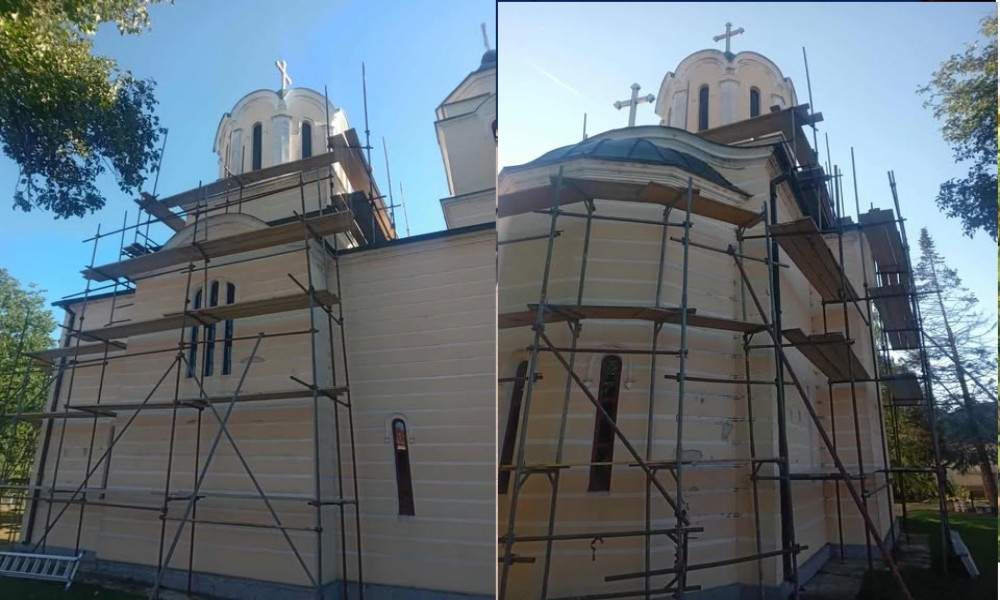 Rekonstrukcija crkve Uspenja Presvete Bogorodice u Klenju