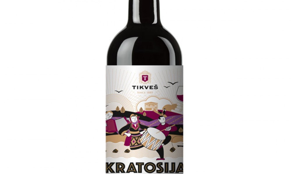 Tikveš vino Kratošija među top 100 na britanskom tržištu