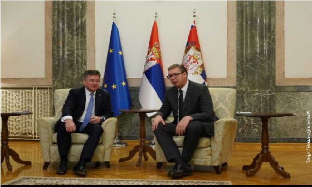 Lajčak se sastao sa predsednikom Vučićem