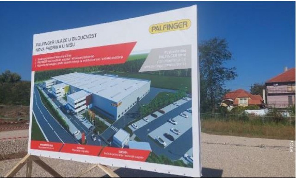 Vučić na obeležavanju početka radova na izgradnji fabrike Palfinger u Nišu
