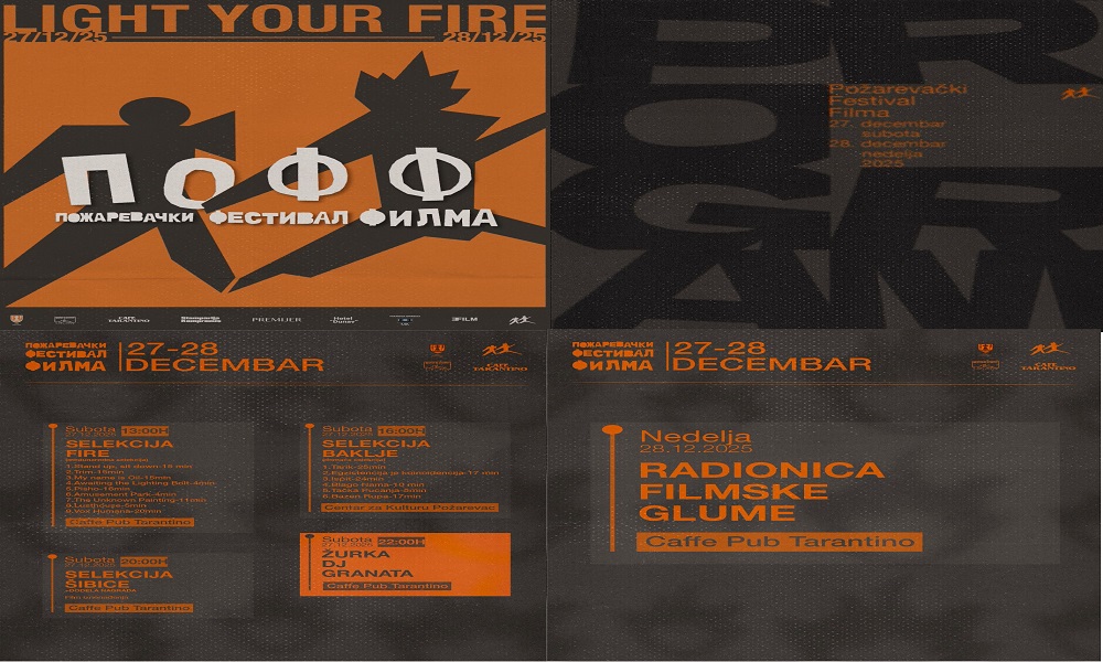 POFF - Light your fire: Požarevac dobija prvi filmski festival mladih autora