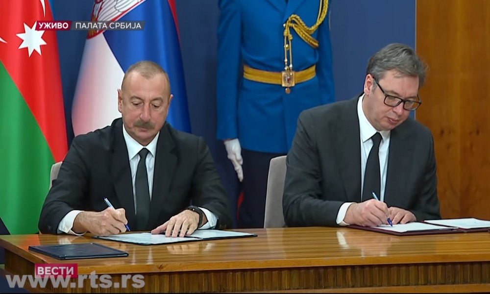 Potpisano sedam bilateralnih sporazuma između Srbije i Azerbejdžana