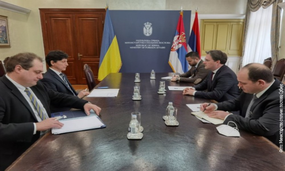 Selaković upoznao ukrajinskog ambasadora sa zaključkom Saveta za nacionalnu bezbednost