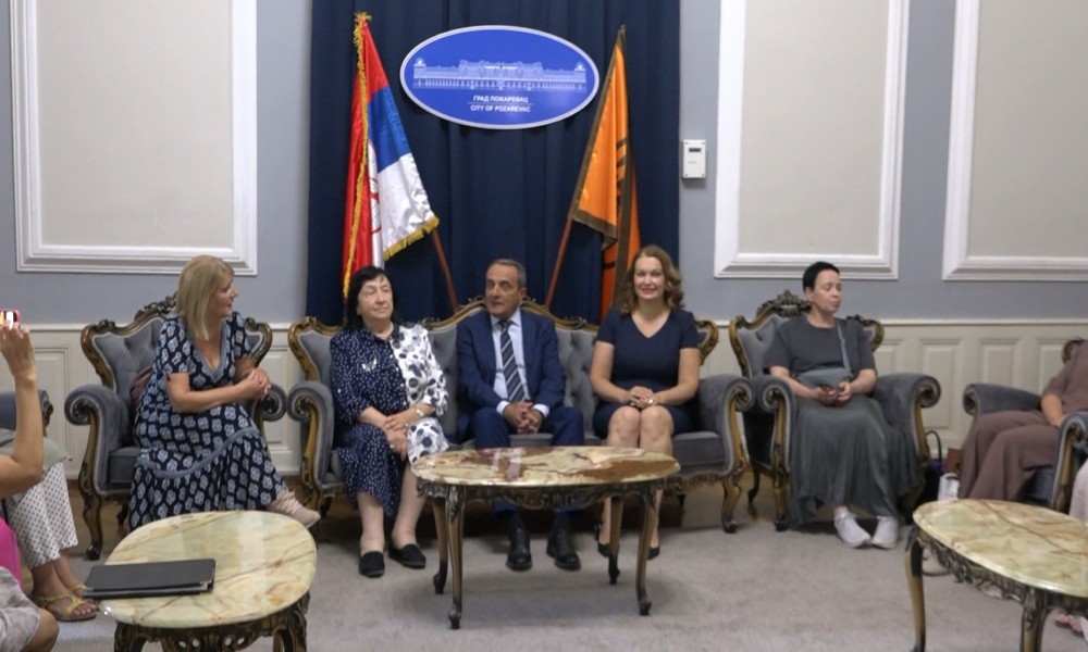 Moskovski hor "Vozdroženije" -  Prijem kod predsednika Skupštine grada Požarevca