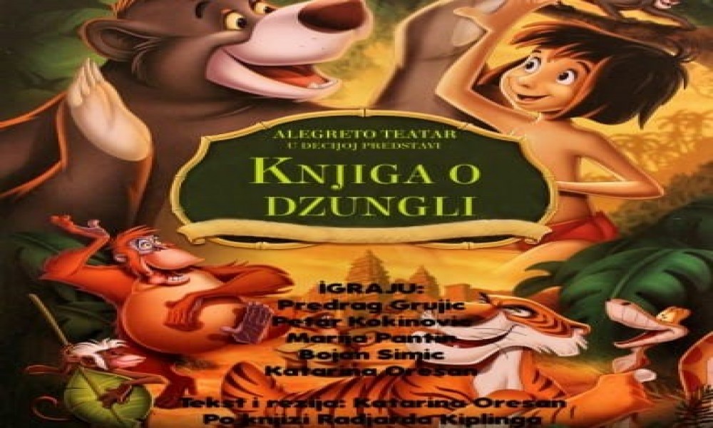 Knjiga o džungli - predstava za decu u Centru za kulturu Požarevac