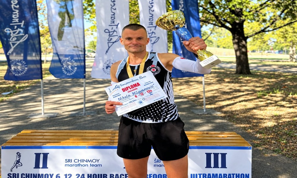 Nikola Milovanović iz Kurjača šampion Beogradskog ultramaratona