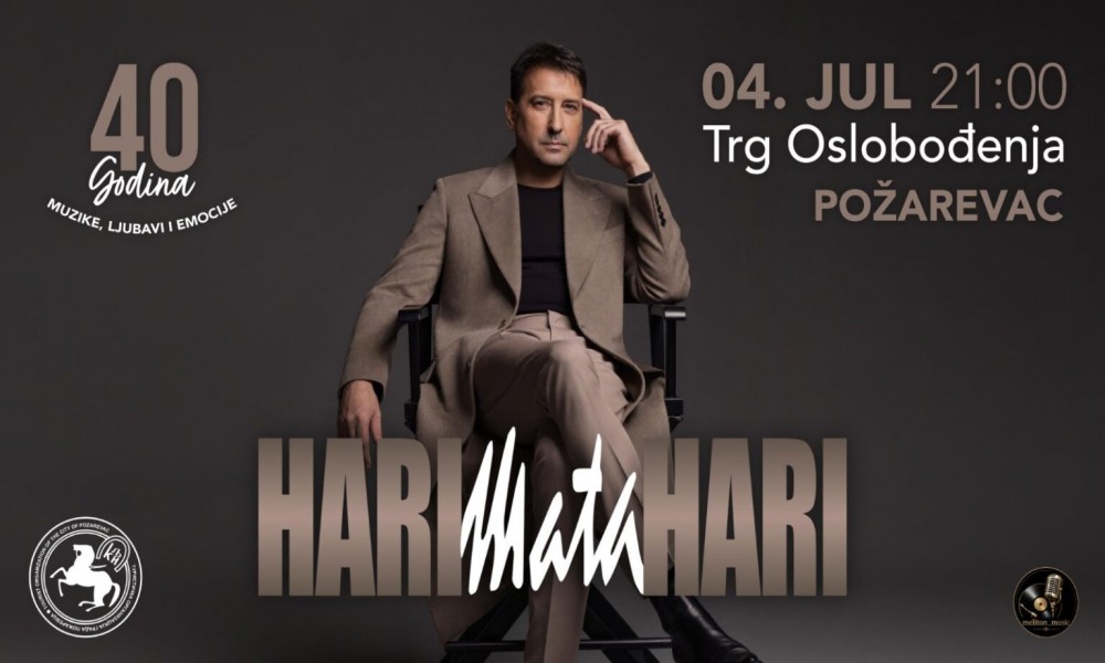 Hari Mata Hari obeležava 40 godina karijere koncertom u Požarevcu