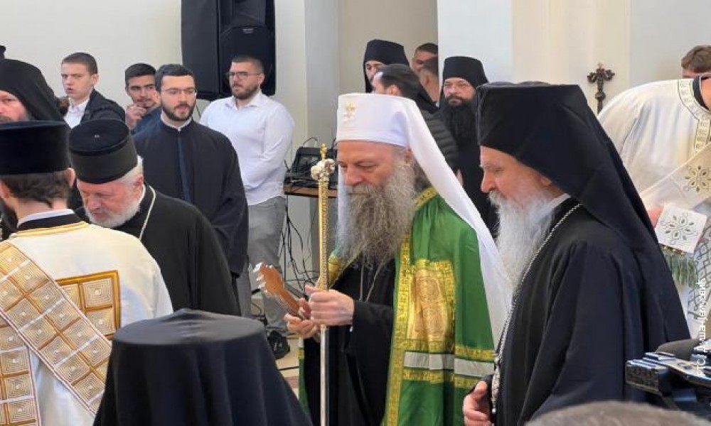 Patrijarh Porfirije u Deževi služio liturgiju povodom 850 godina od rođenja Svetog Save
