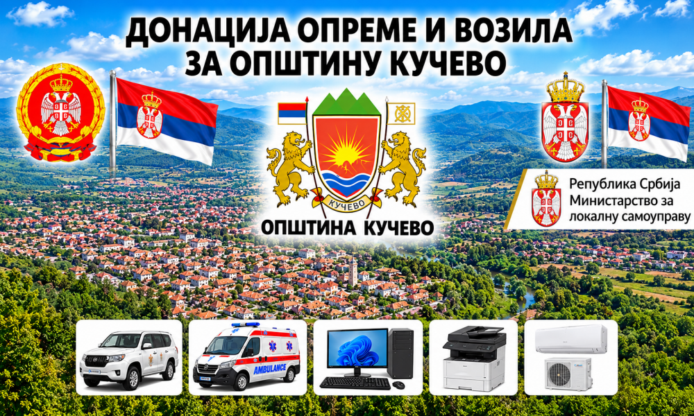 Kučevo dobija nova vozila i opremu iz kineske donacije