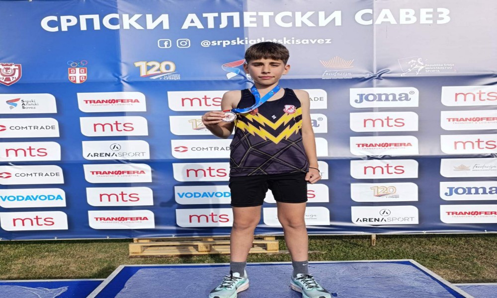 Bronza za Janka Jecića na prvenstvu Srbije, uspešan nastup mladih atletičara Požarevca