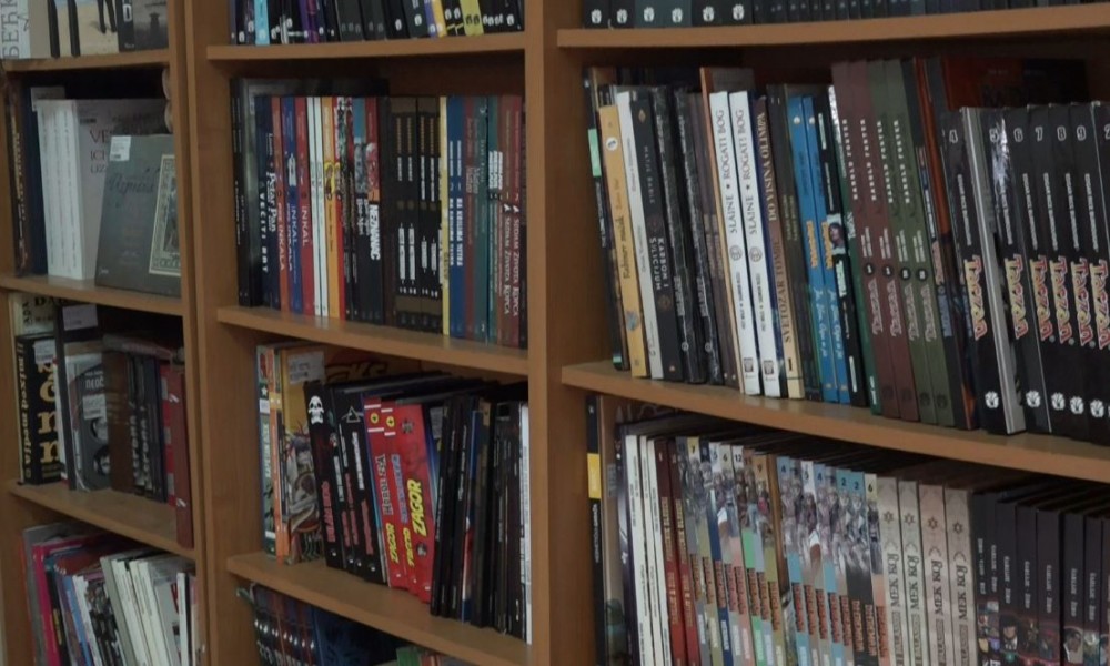 Kutak sa stripovima u požarevačkoj Biblioteci
